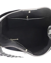 Pre-Owned Chloe Braided Handle Key Bucket Bag Leather
