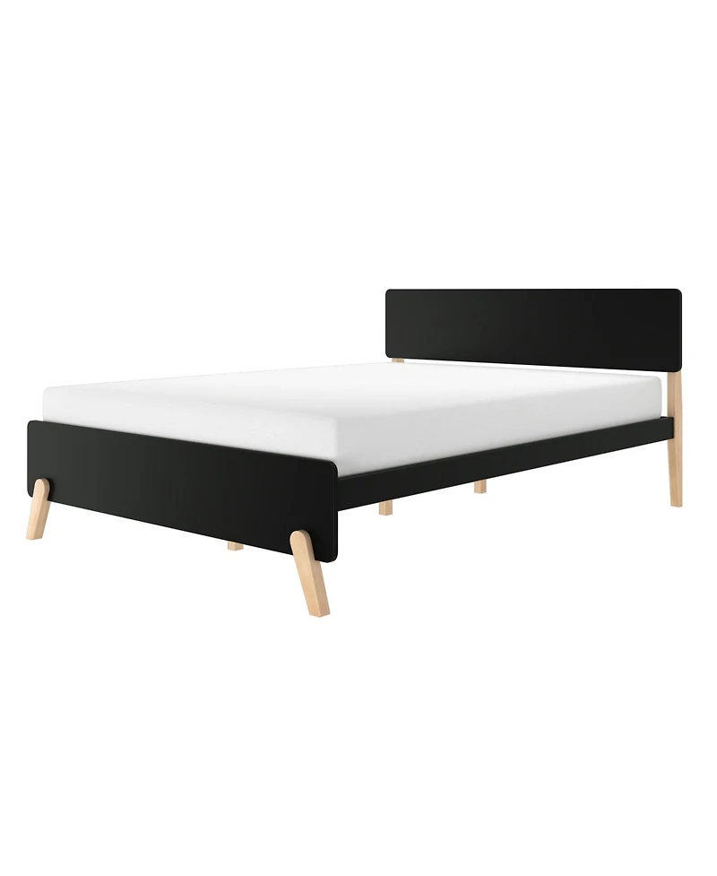 Max & Lily Mid-Century Modern Panel Bed