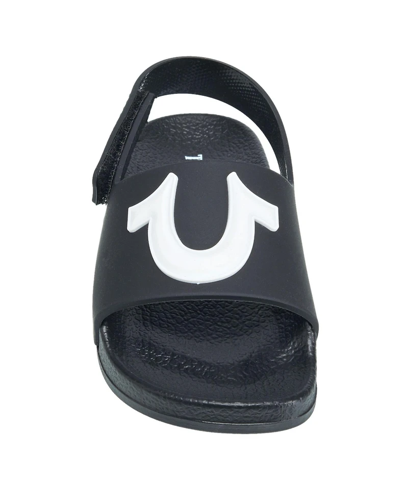 True Religion Little Boys 112 Horseshoe Logo Slide