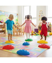 Sugift 8-Piece Non-Slip Sensory Kids Stepping Stones, Ages 3+