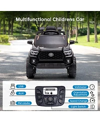 homfan Toyota Tacoma 12V Battery-Powered Remote Control Electric Ride-On Truck, Ages 3-8