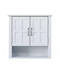 Busdays Wall Mounted Bathroom Storage Cabinet with Adjustable Shelves Medicine Cabinet for Laundry Room Kitchen Living Room
