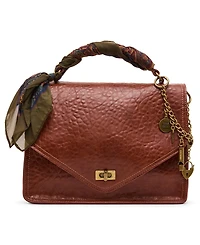 Steve Madden Theia Flap Small Satchel Handbag