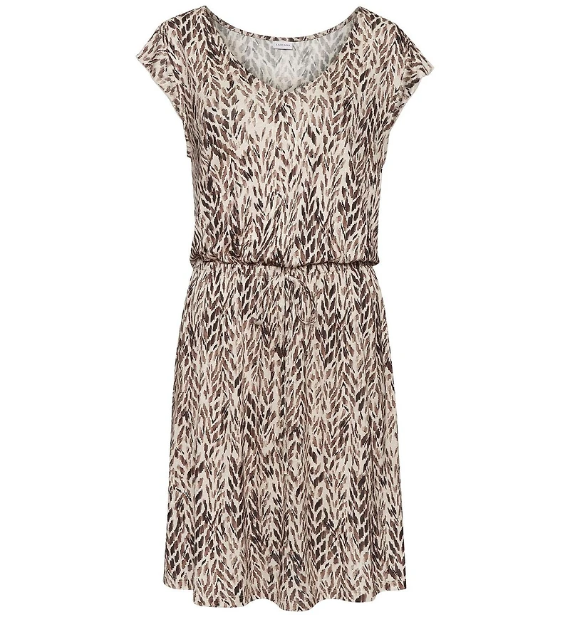 Lascana Women's Short Sleeve Print Dress