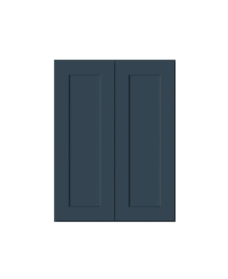 Boyel Living W27" Dove Wall Cabinet with Full Overlay Hdf Door for Custom Kitchen or Bathroom