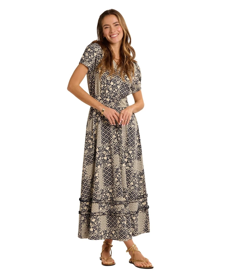 Brakeburn Women's Katerina Printed Maxi Dress