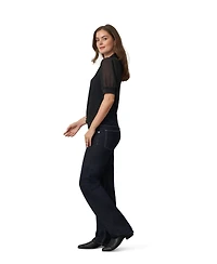 Cable & Gauge Women's Metal Tie-Neck Top