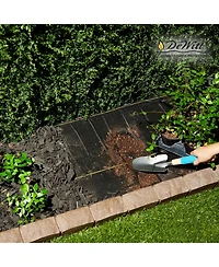 DeWitt Company 3.2oz 4' x 100' Woven Weed Barrier Landscape Fabric Ground Cover