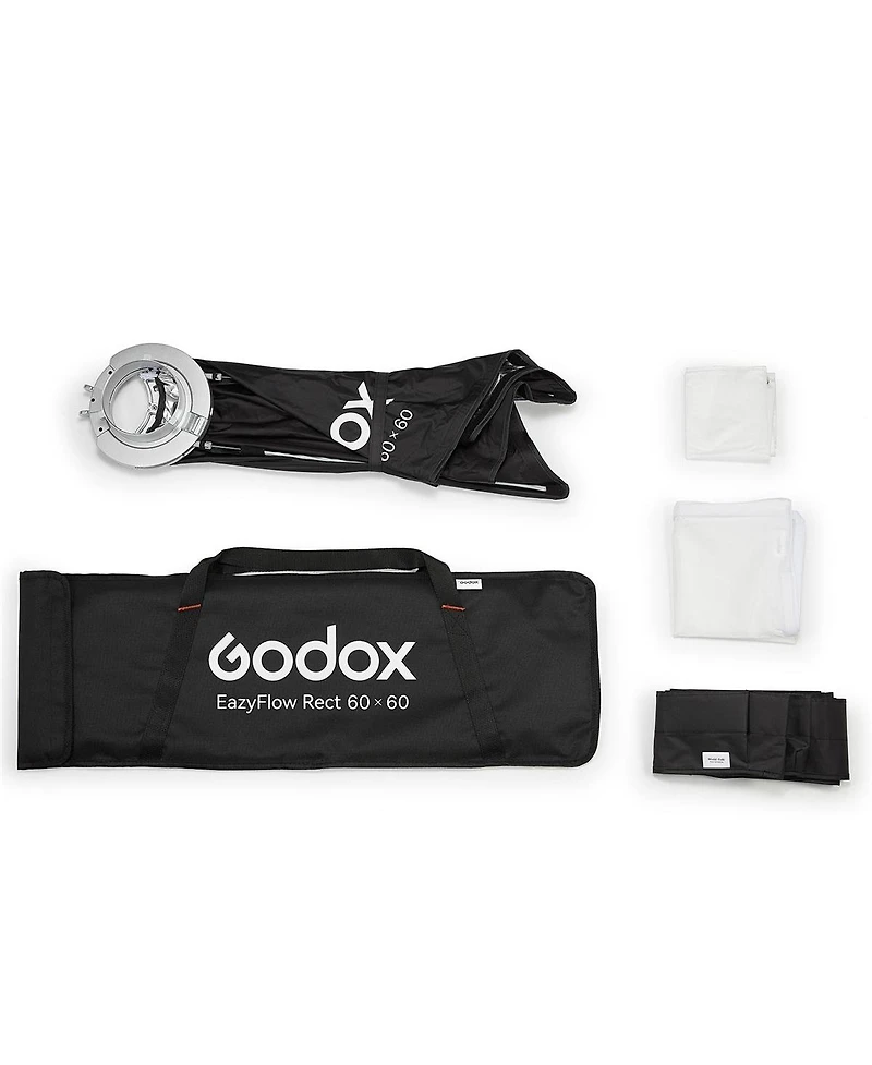 Godox EazyFlow Foldable Bowens Mount Rectangular Softbox (23.6" x 23.6")