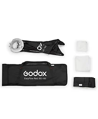 Godox EazyFlow Foldable Bowens Mount Rectangular Softbox (23.6" x 23.6")
