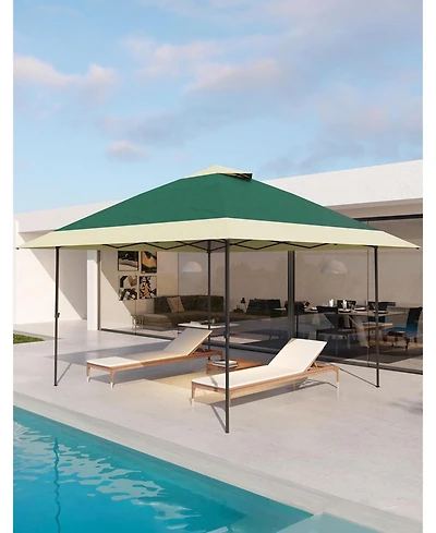 homfan 12x12 feet Instant Shelter – Portable Canopy Tent for Parties, Camping or Backyard