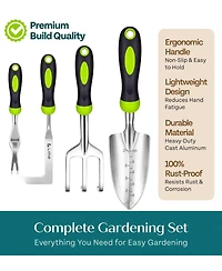 Xdovet Heavy Duty Gardening Tools Set With Potting Mat