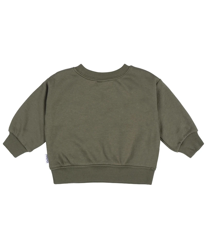 Gerber Toddler 0 -5T Neutral Crewneck Sweatshirt