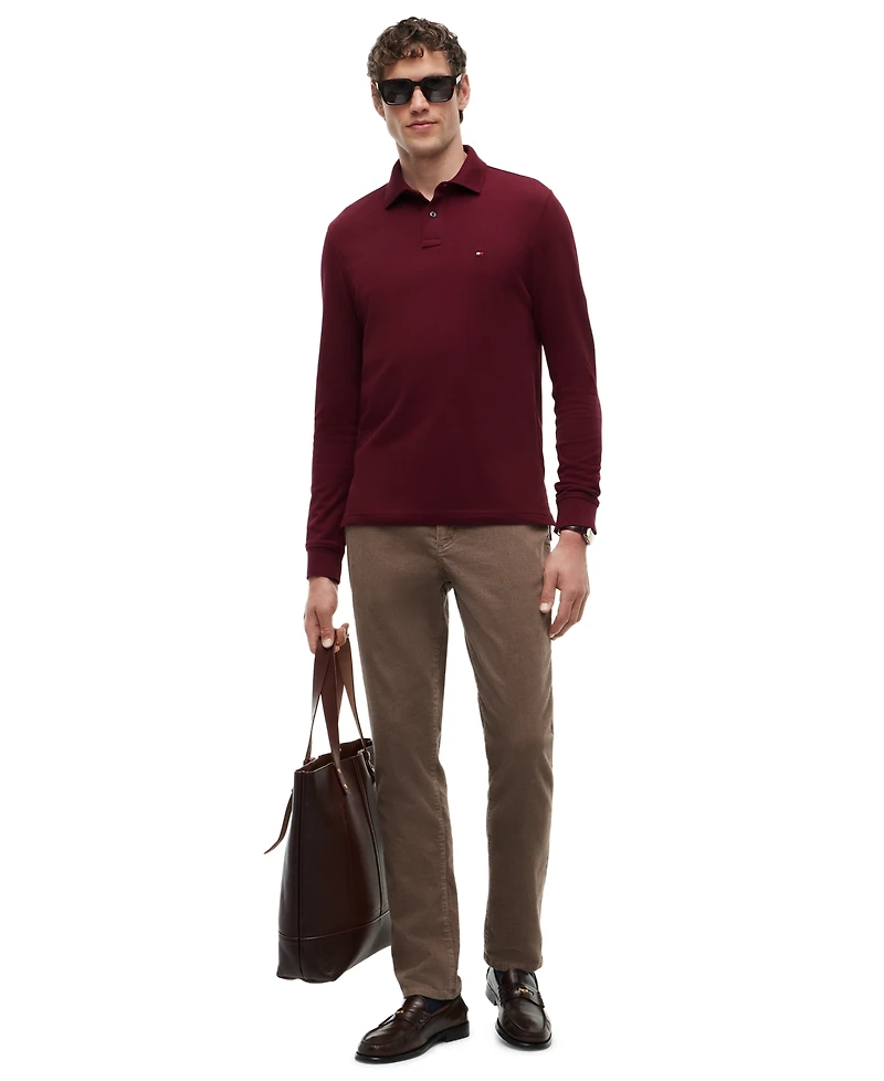 Tommy Hilfiger Men's 1985 Regular-Fit Long-Sleeve Polo Shirt