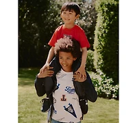 Tommy Hilfiger Boys' 8-20 Collegiate Aop Short-Sleeve T-Shirt