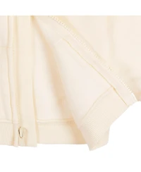 Gerber Baby 0M-24M Neutral Zip Front Sweatshirt, Artic Wolf