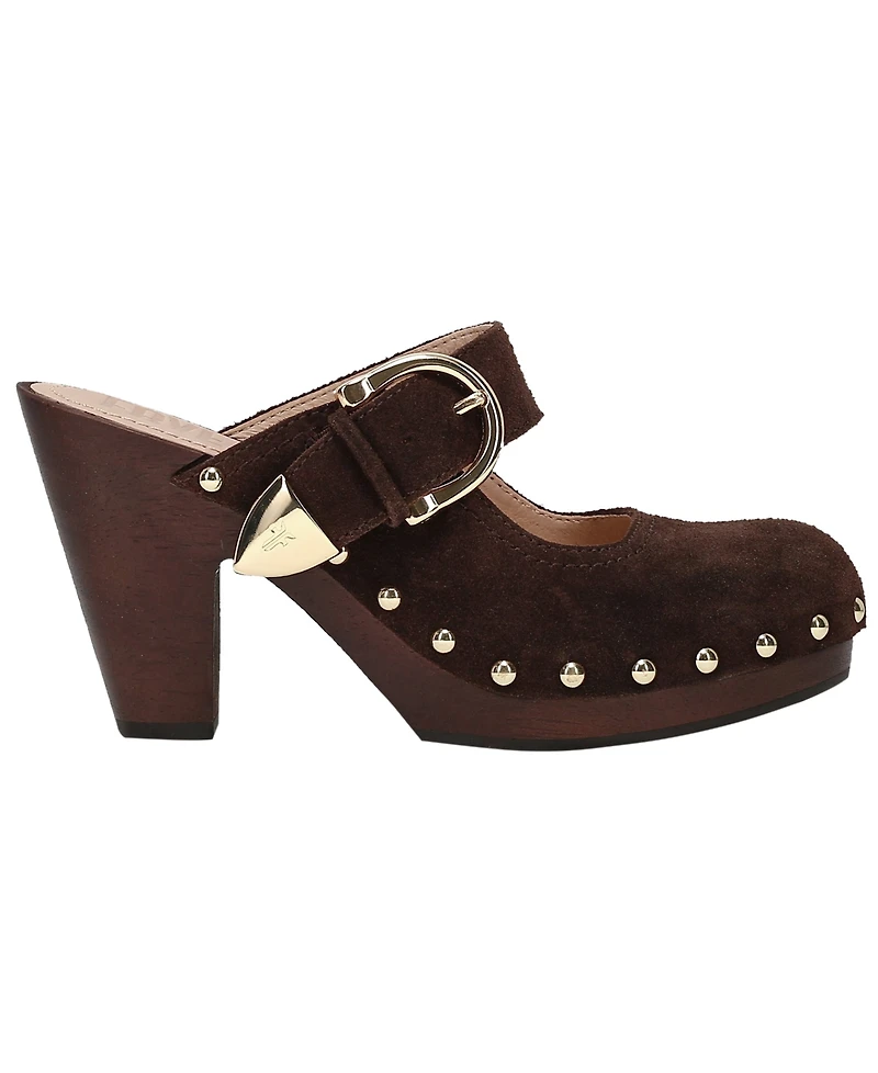 Frye Women's Cindy Buckle Mule Clogs