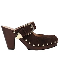 Frye Women's Cindy Buckle Mule Clogs