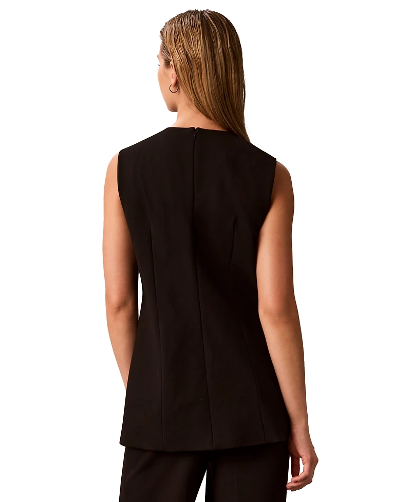Calvin Klein Women's Sleeveless Crewneck Top