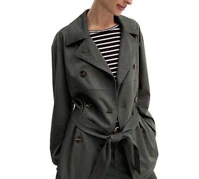 Emme Marella Women's Double-Breasted Belted Jacket