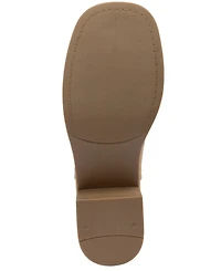 Sugar Women's Hayzel Mid Shaft Moto Stacked-Heel Booties