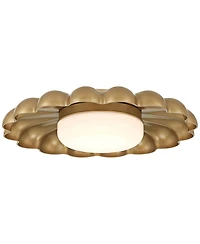 Possini Euro Design Possini Euro Braum 14" Led Flower Petal Ceiling Light