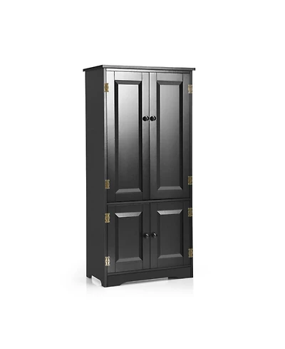 Sugift Accent Storage Cabinet with Adjustable Shelves