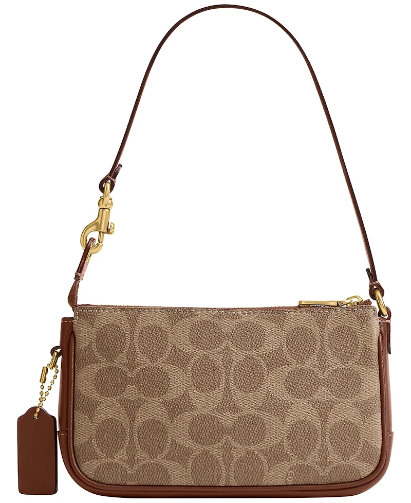 Coach Plaza Signature Leather Mini Shoulder Handbag 18