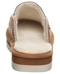 Bearpaw Women's Leona Platform Scuff Slip-On Slippers