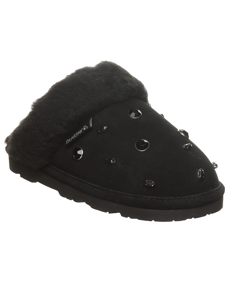 Bearpaw Women's Loki Nova Embellished Suede Scuff Slippers