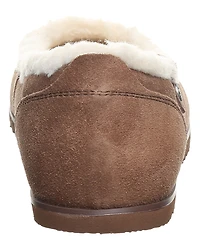 Bearpaw Women's Delphi Faux Fur Trim Ballet Flats