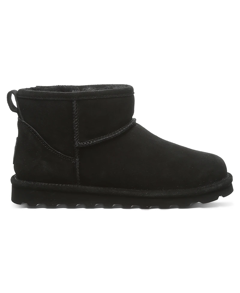 Bearpaw Women's Shorty Wide Short Round Toe Ankle Boots