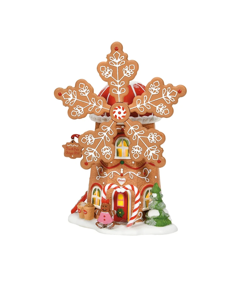 Department 56 North Pole Village Gingerbread Cookie Mill Figurine