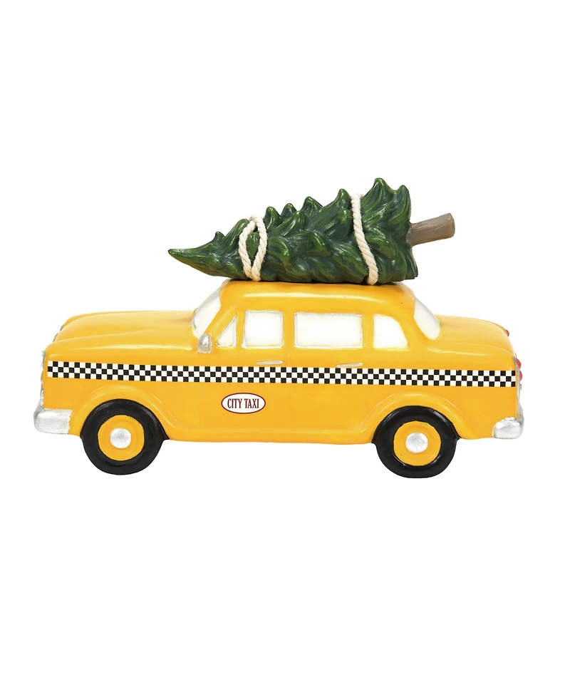 Department 56 Christmas in the City Hailing Christmas Cab Figure