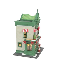Department 56 Christmas in the City Light Up Santa's Corner Confectionery Figurine