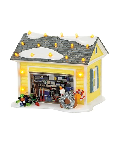 Department 56 Snow Village "Christmas Vacation" The Griswold Light-Up Holiday Garage Figurine