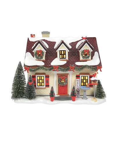 Department 56 Snow Village Cardinal House Figurine