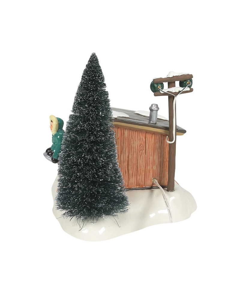 Department 56 Snow Village Griswold Sled Shack Figurine