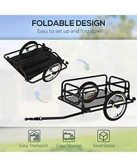 Mountaintop Multi-Functional Push-Pull Folding Wagon Cart, Rotating Handle,9"x4" Tires,400L Large Capacity for Beach, Groceries, Outdoor Transport