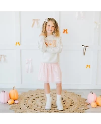 Sweet Wink Big Girls Pumpkin Cameo Sweatshirt