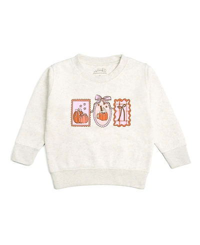 Sweet Wink Big Girls Pumpkin Cameo Sweatshirt