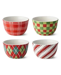Certified International Snowman Delight Ice Cream Bowls, Set of 4