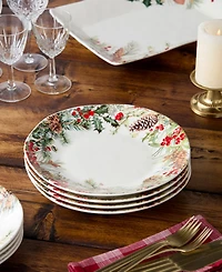 Certified International Woodland Dinner Plates, Set of 4