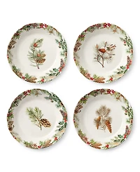 Certified International Woodland Dinner Bowls, Set of 4