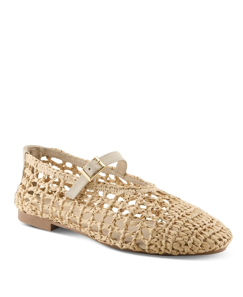 Azura Women's Thevineyard Ballet Flats with Crochet Knit Upper