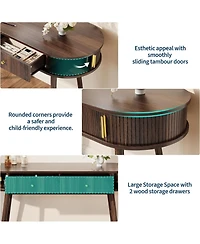 Gaomon 55-Inch Office Desk with 2 Drawers