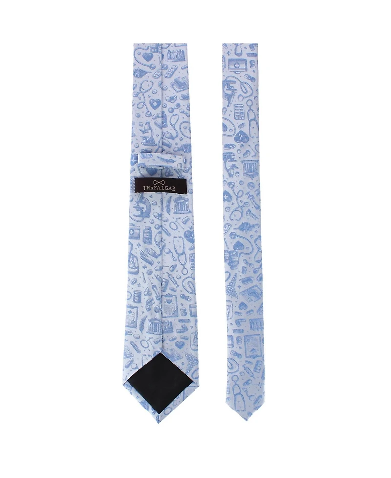 Trafalgar Men's Medical Alert Silk Novelty Necktie