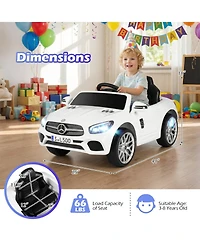 Hongge 12V Kids Ride on Luxury Roadster with Remote Control and Music