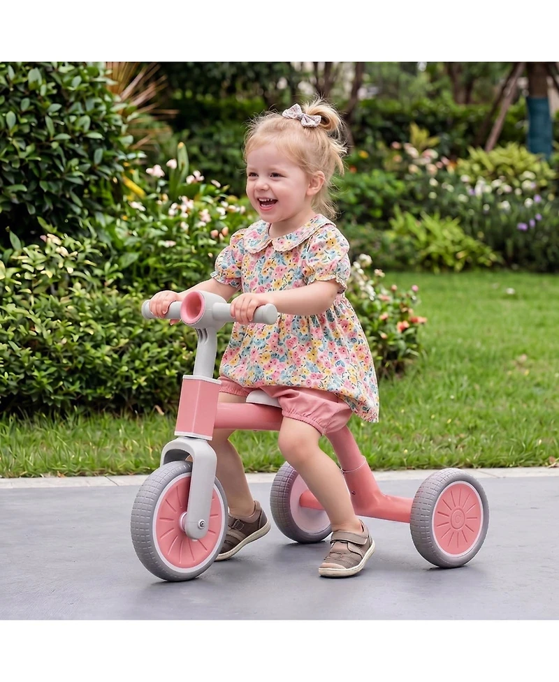 Hongge Convertible Limited-Steering Toddler Trike, 66 lb Capacity, Ages 2-4