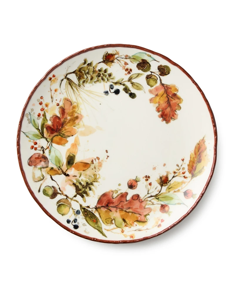 Certified International Autumn Meadows Dinner Plates, Set of 4